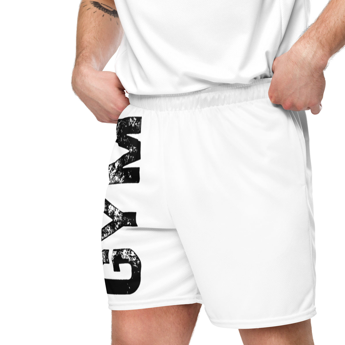 Shortsit, gym, verkkokangasta, unisex malli, myminun.fi
