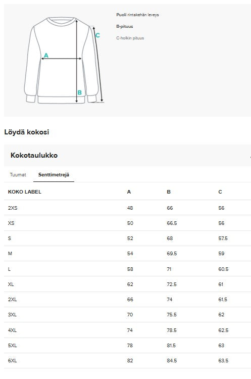 Collegepaita, my style, unisex