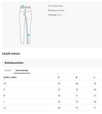 Naisten leggingsit, vinoruutu