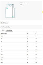 Koripallopaita, 85 hihaton, unisex