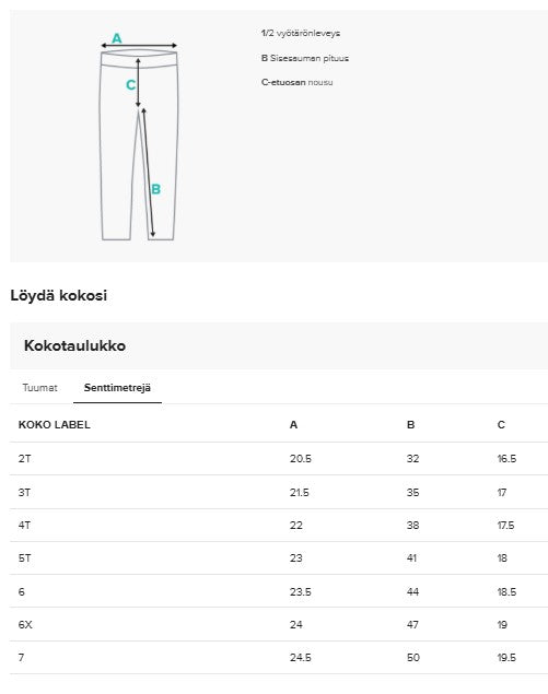 Lasten leggingsit, 23