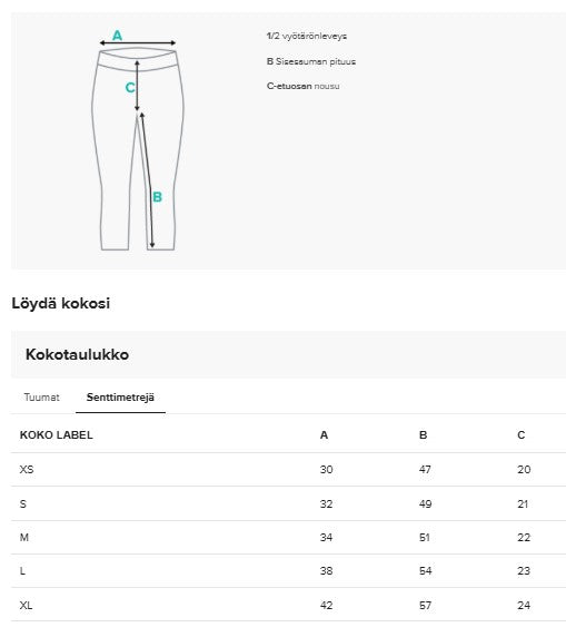 Naisten capri Leggingsit, gril power