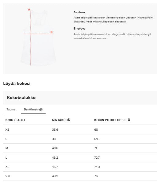 Naisten hihaton paita, mama