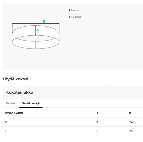 Hiuspanta, ruutu, unisex