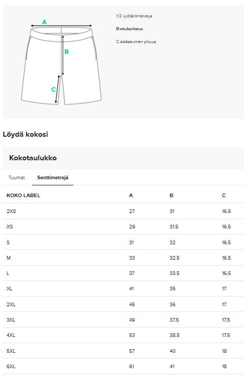 Shortsit, sport, unisex