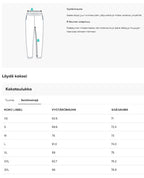 Verkkahousut, ruutu, unisex